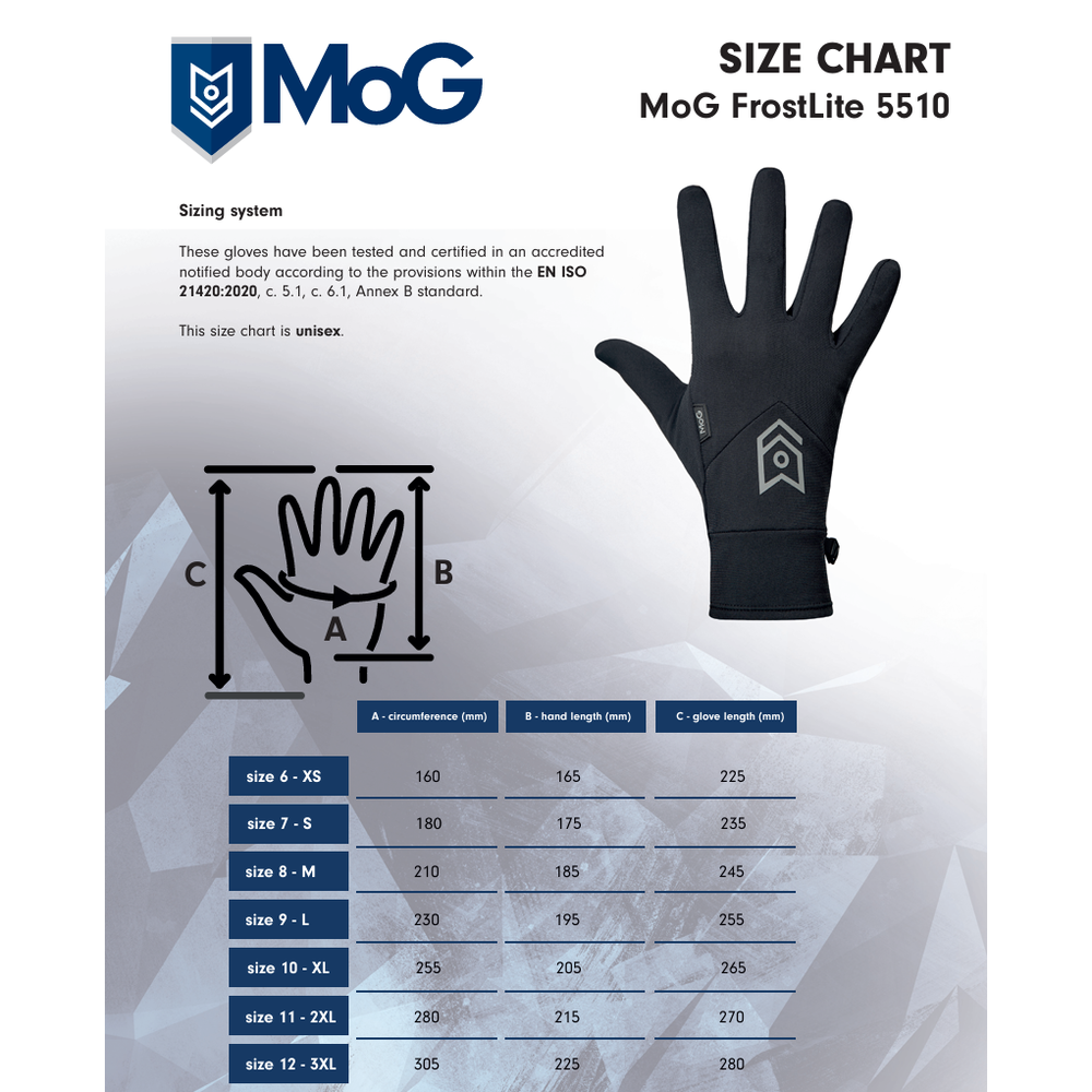 5510 FrostLite Winter Gloves (Black)