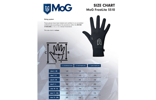 5510 FrostLite Winter Gloves (Black)