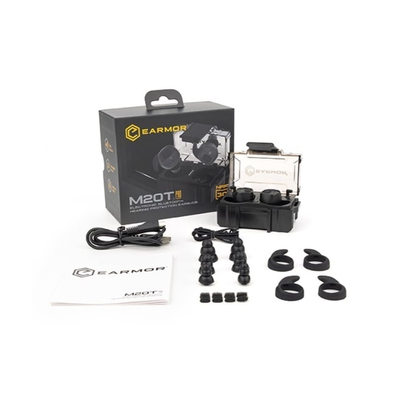 M20T Pro Bluetooth Earplugs Hearing Protection (Black)