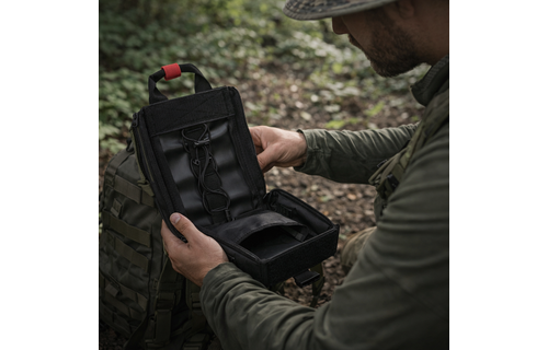 First Aid Pouch QR (Medium) (Black)