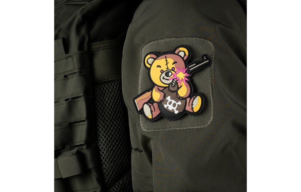Terror Teddy PVC Patch (Brown)