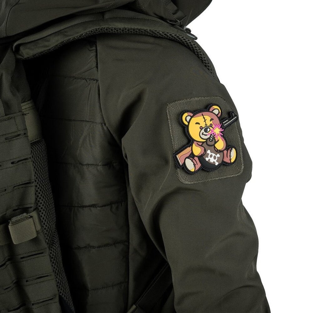 Terror Teddy PVC Patch (Brown)