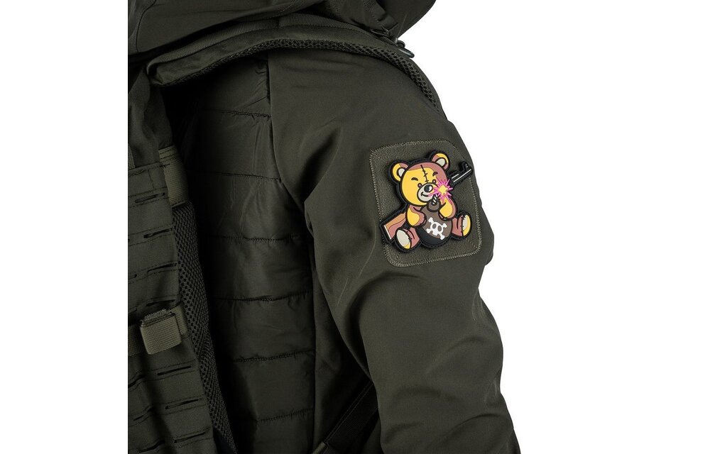 Terror Teddy PVC Patch (Brown)