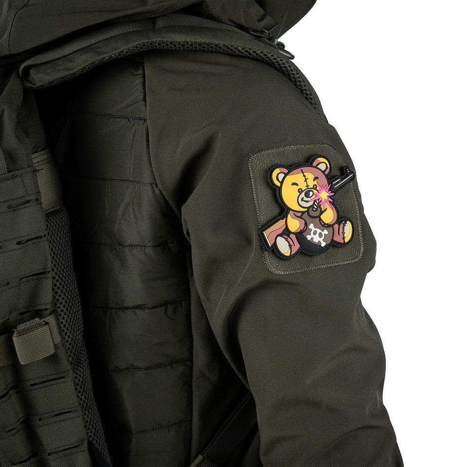 Terror Teddy PVC Patch (Brown)