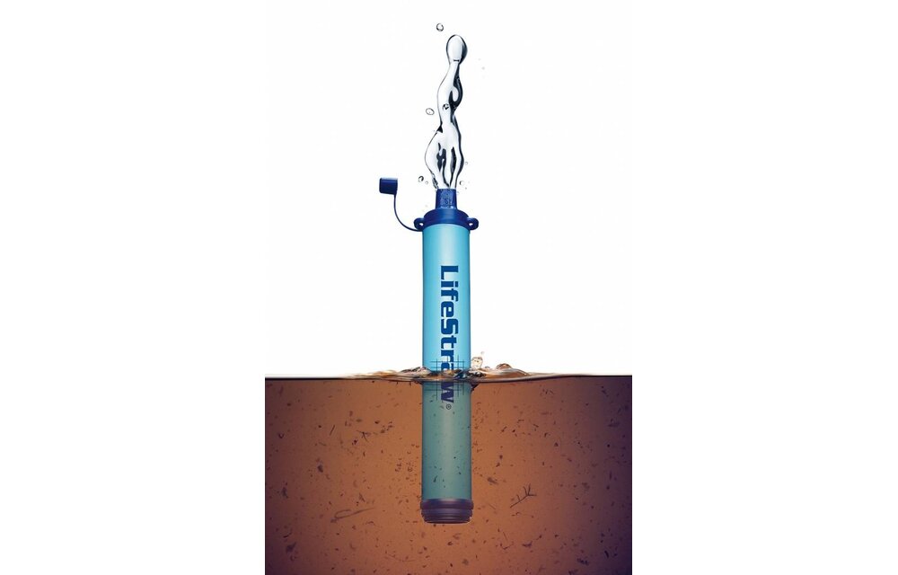 Peak Series Personal Water Filter Straw (Dark Gray)