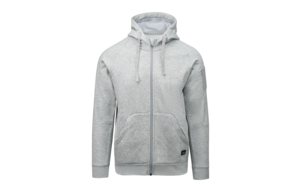Urban Tactical Hoodie Lite (Fullzip) (Light Grey Melange)