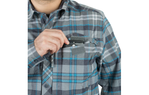 Defender MK2 Pilgrim Shirt (Moss Green Denim)