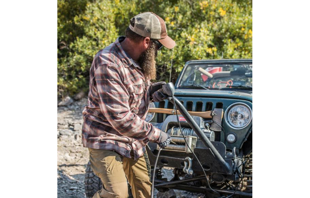 Defender MK2 Pilgrim Shirt (Moss Green Denim)