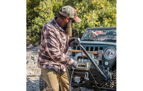 Defender MK2 Pilgrim Shirt (Moss Green Denim)