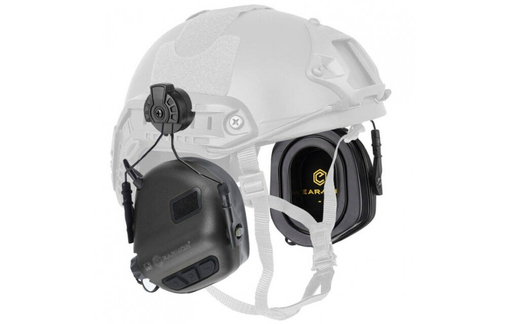 M31 Plus Electronic Hearing Protection (Helmet Mount) (Black)
