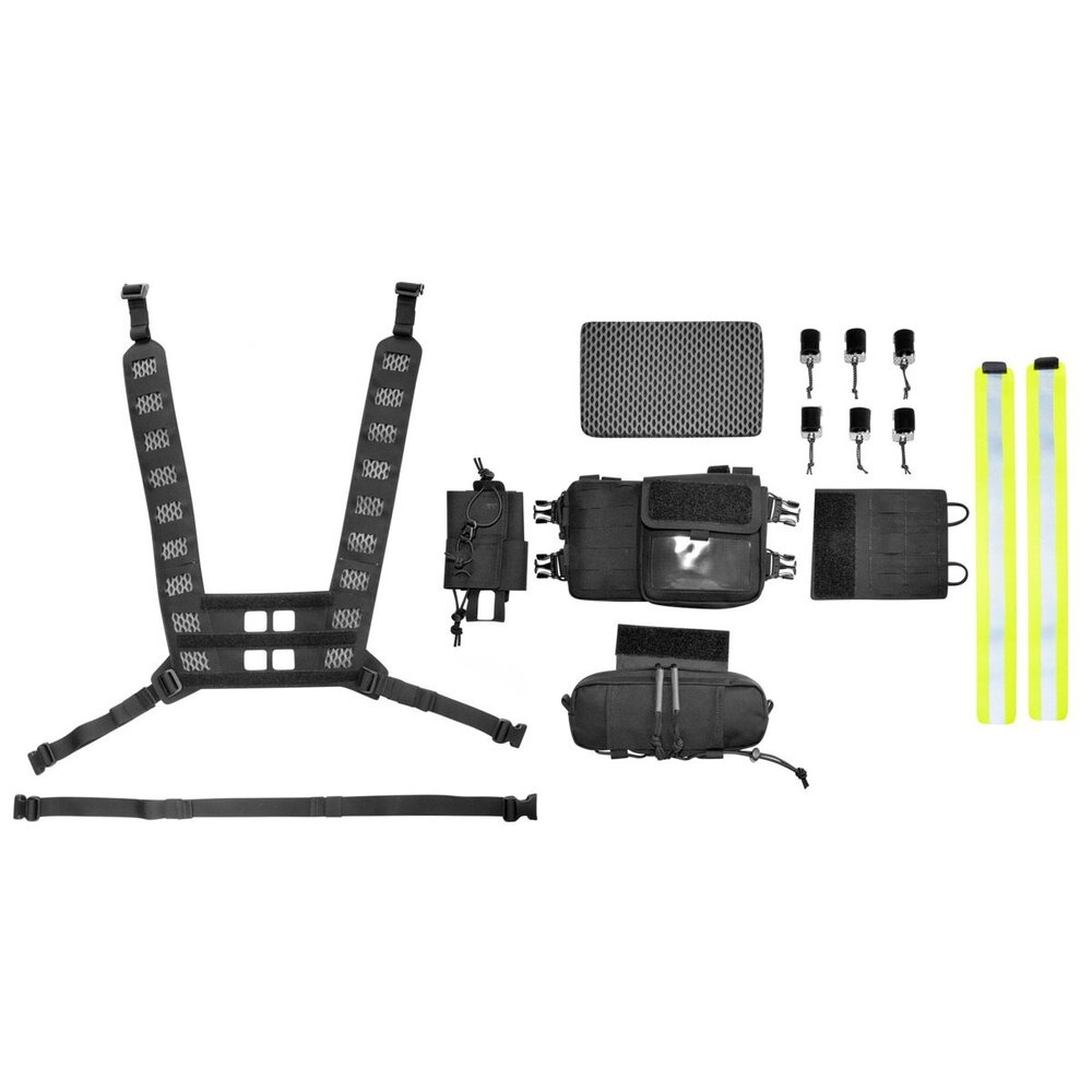 Security Guard Rig Tasmanian Tiger Security Pro Chest Rig (Black) kopen | BELGEAR