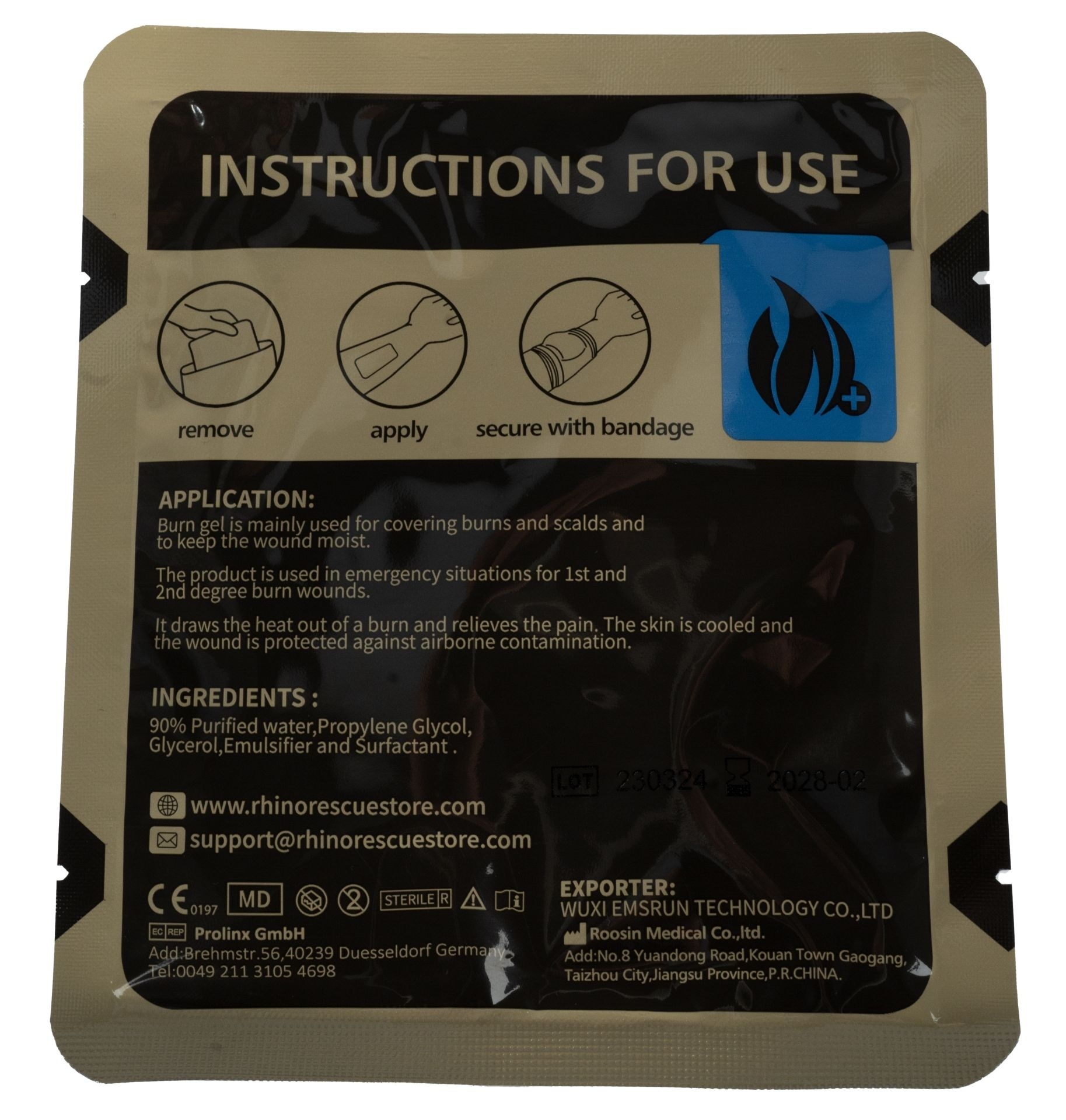 Burn Dressing 10x10cm