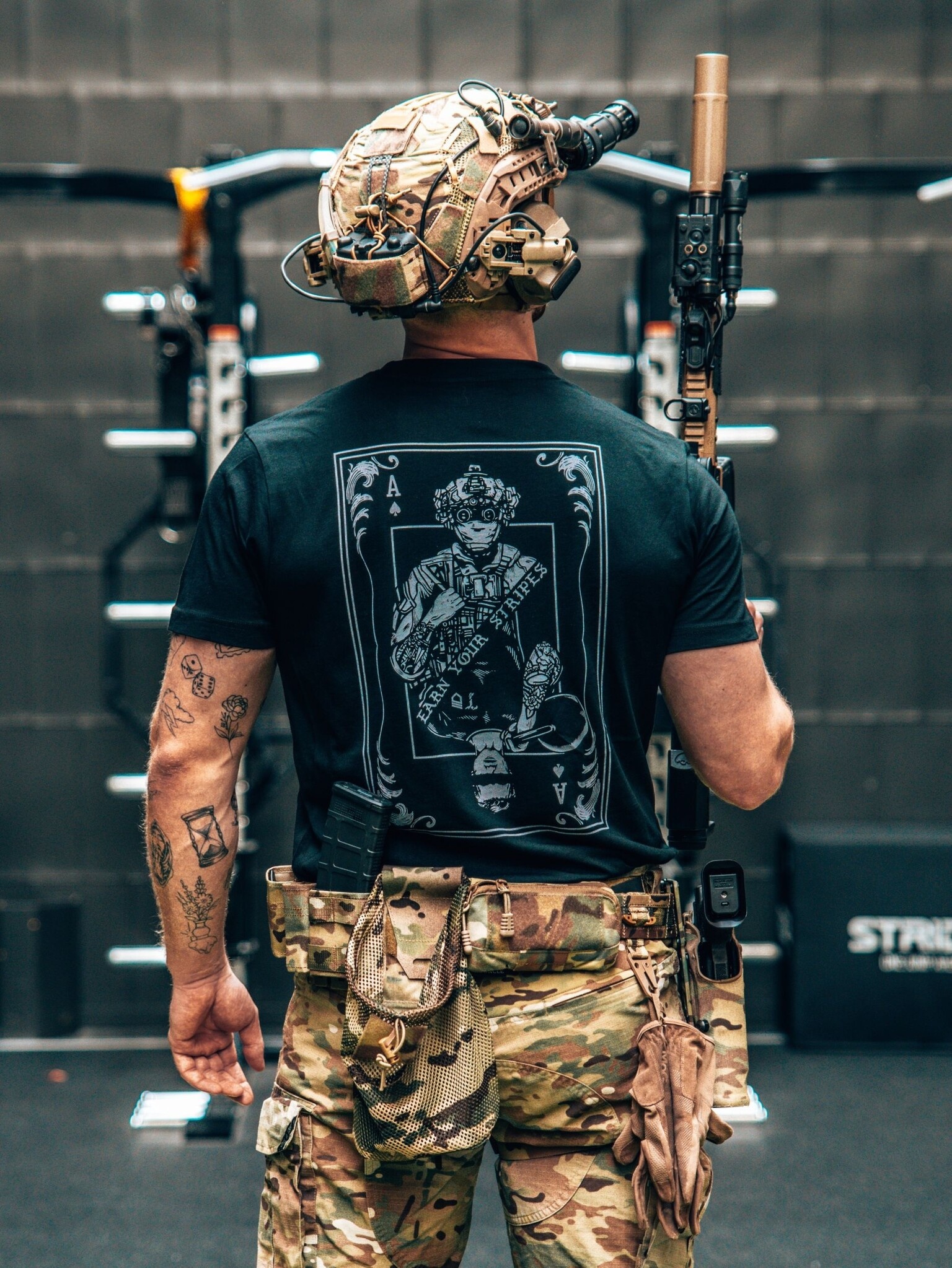 Earn Your Stripes T-Shirt (Black)