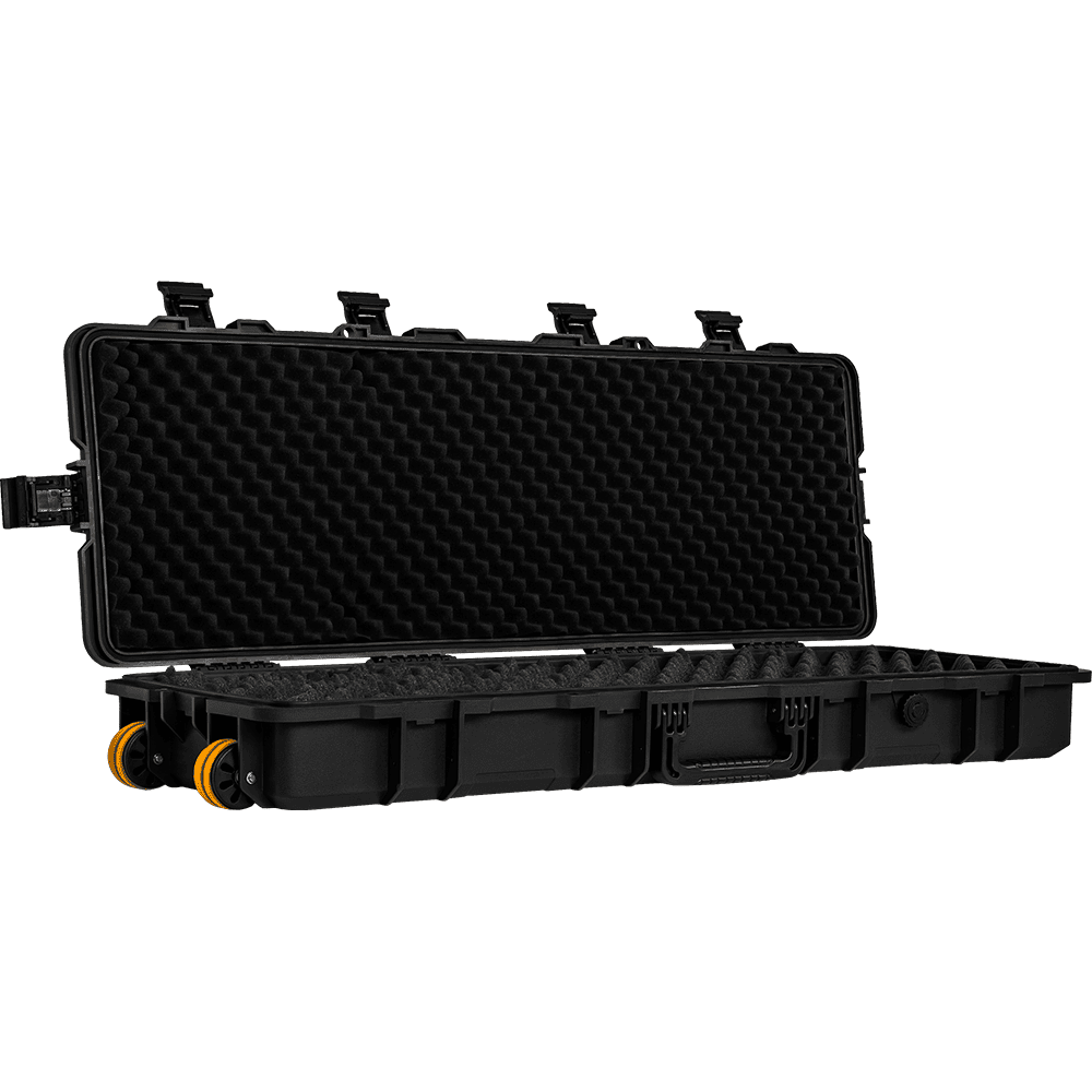 Large Rifle Case 95x30 (Wave Foam) (Black)