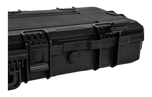 Large Rifle Case 95x30 (Wave Foam) (Black)