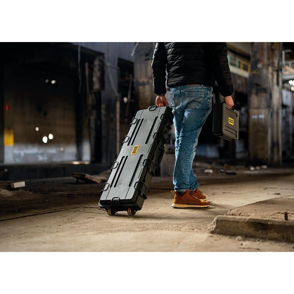 Large Rifle Case 95x30 (Wave Foam) (Black)