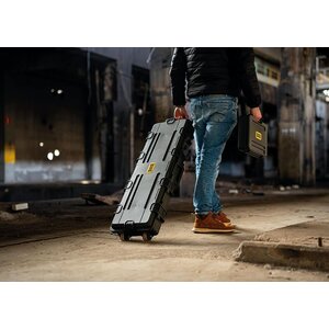 Large Rifle Case 95x30 (Wave Foam) (Black)