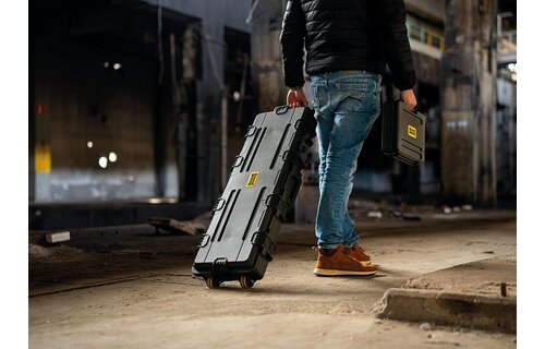 Large Rifle Case 95x30 (Wave Foam) (Black)