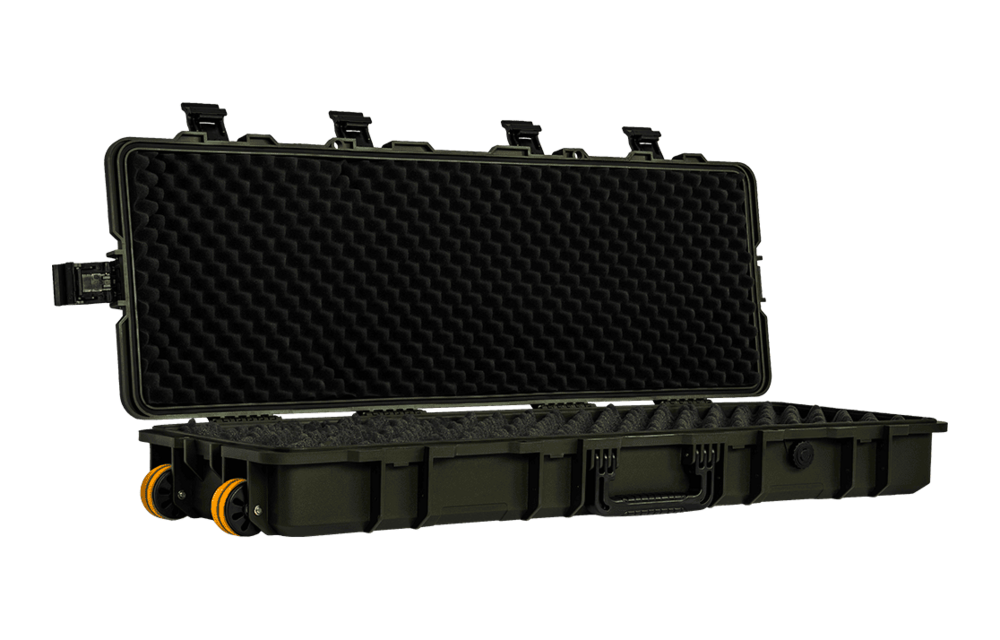 Large Rifle Case 95x30 (Wave Foam) (Green)