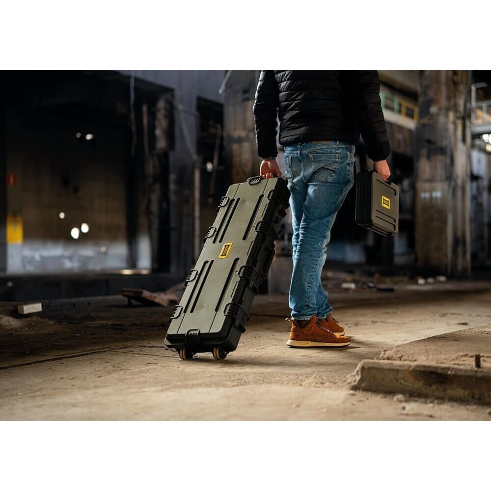Large Rifle Case 95x30 (Wave Foam) (Green)