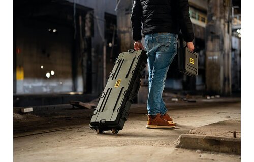 Large Rifle Case 95x30 (Wave Foam) (Green)