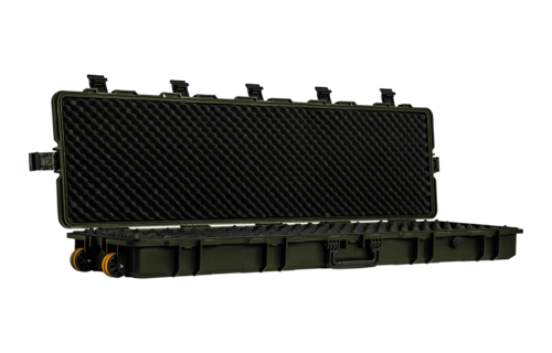Extra Large Rifle Case 131x34 (Wave Foam) (Green)