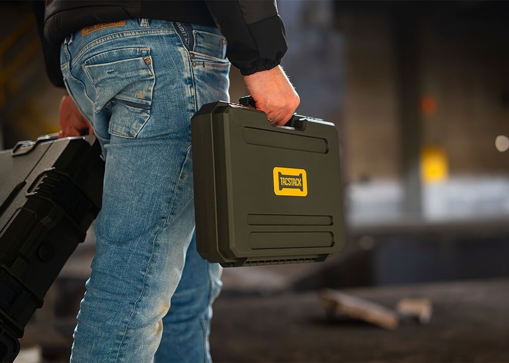 Pistol Case 32x22 Wave Foam (Green)