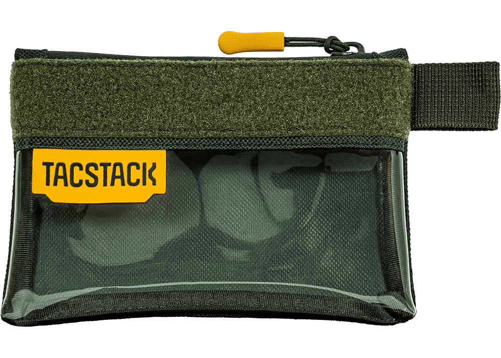 Small Water Resistant Accessory Pouch 14.5x9.5 (Dark Green)