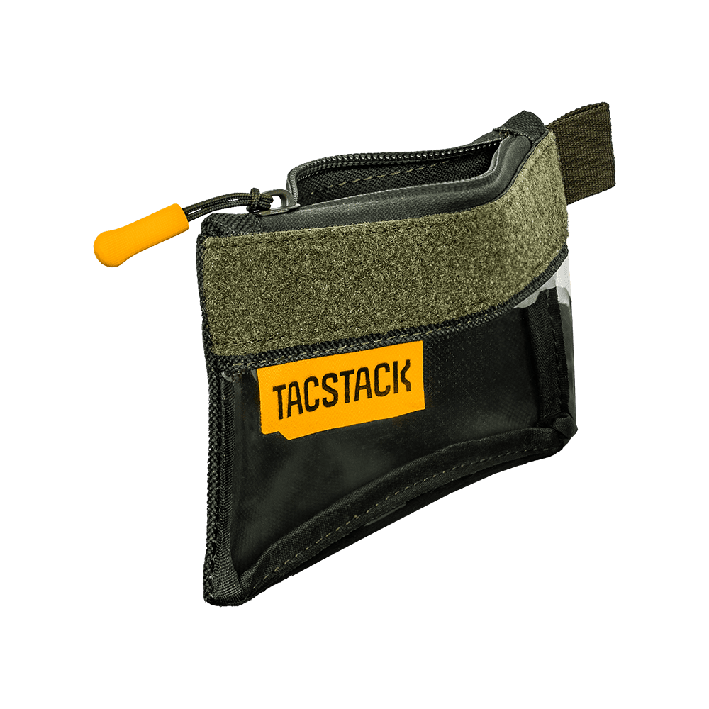 Small Water Resistant Accessory Pouch 14.5x9.5 (Dark Green)