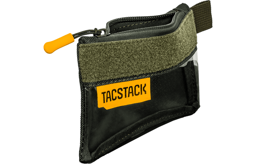Small Water Resistant Accessory Pouch 14.5x9.5 (Dark Green)