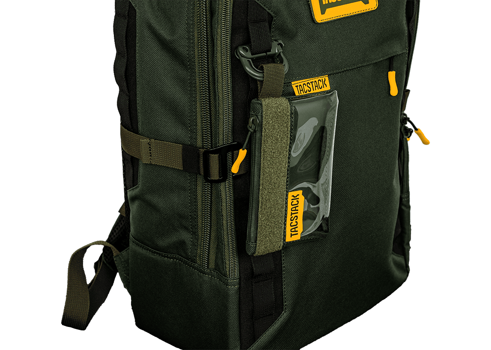 Small Water Resistant Accessory Pouch 14.5x9.5 (Dark Green)