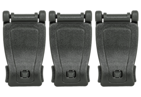 MOLLE Web Belt Clamp 3-Pack (Dark Green)