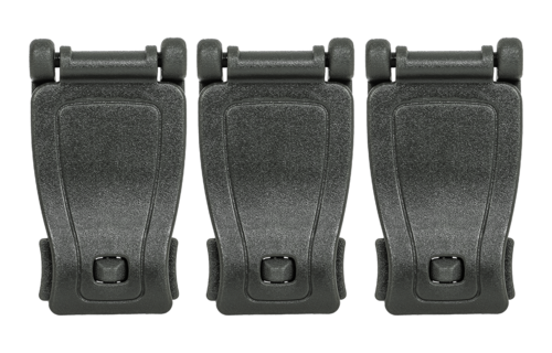 MOLLE Web Belt Clamp 3-Pack (Dark Green)