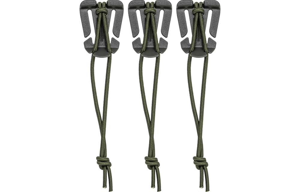MOLLE Web Dominator Elastic 3-Pack (Dark Green)
