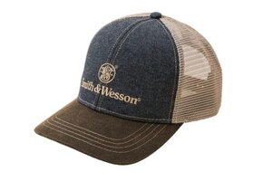 Two-Tone Denim Trucker Cap