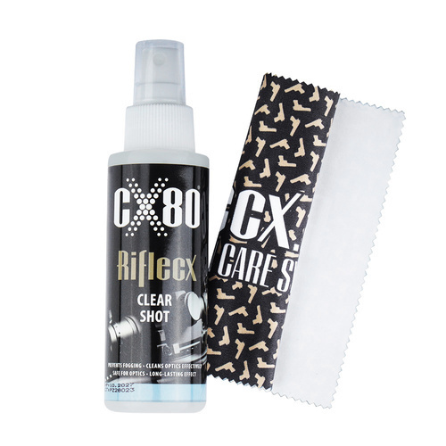 Optics Cleaner Clear Shot with Cloth 100ml