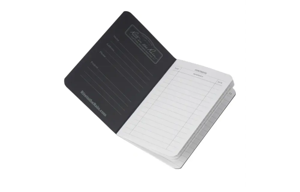 All Weather Notebook 8,25x11,75cm 3-Pack (Black)