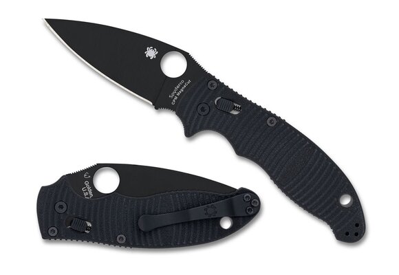 Manix 2 Salt Black  / Black G-10 CPM MagnaCut