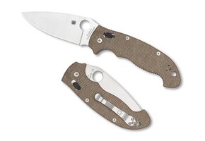 Manix 2 XL Brown Canvas Micarta CPM CRU-WEAR PE