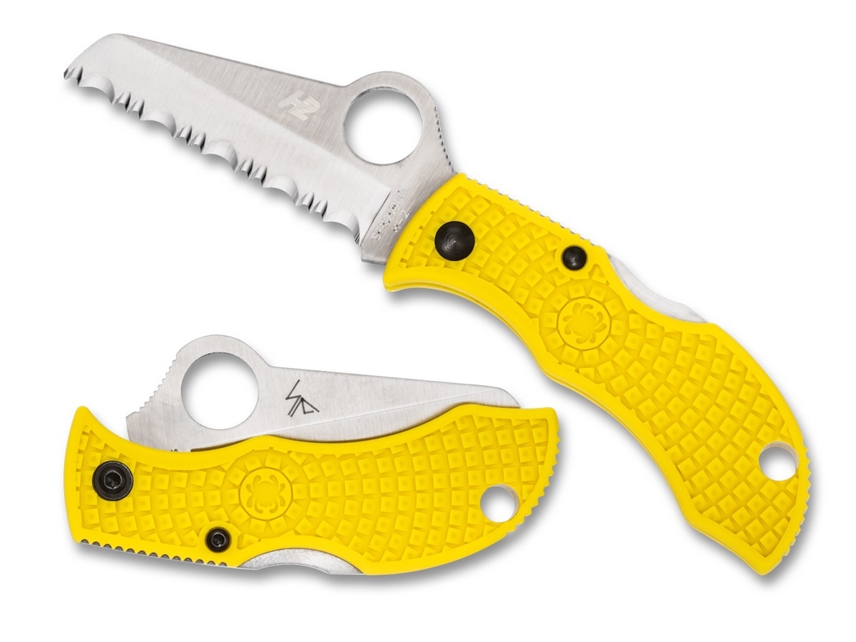 ManBug Lightweight Salt Yellow H-2 Serrated SE