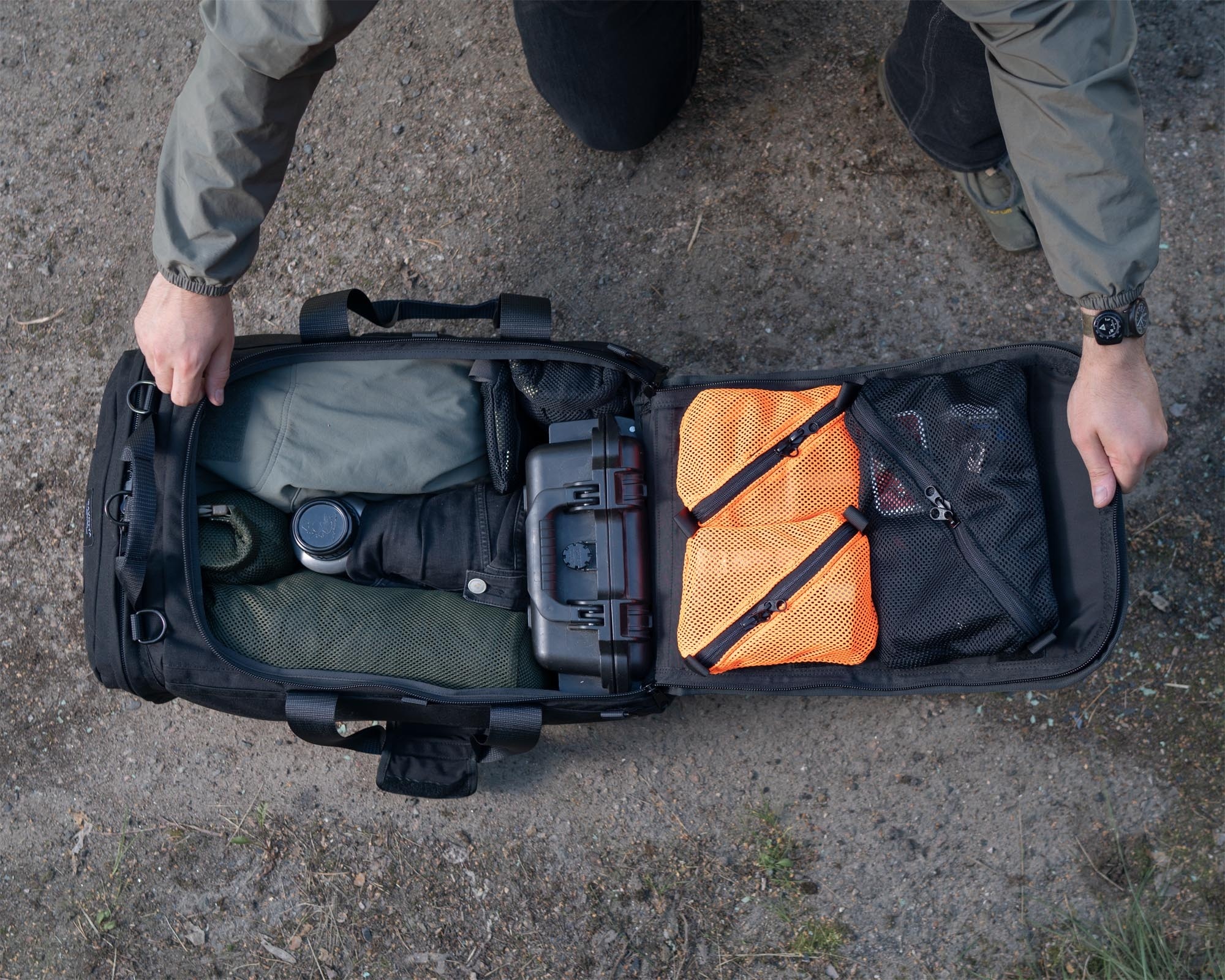 Keikka 50L Duffle Bag (Brown)
