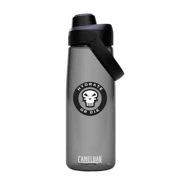 Drinking Bottle Thrive Chug 0.75L Hydrate Or Die (Charcoal)