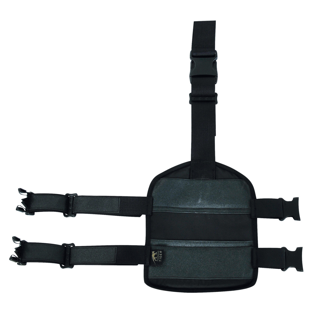 Leg Base Plate with MOLLE (Black)