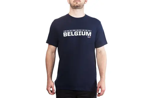 Belgium Tee T-Shirt (Pacific Navy)