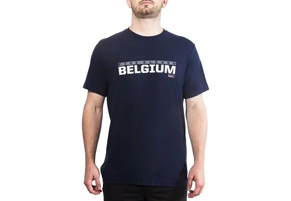 Belgium Tee T-Shirt (Pacific Navy)