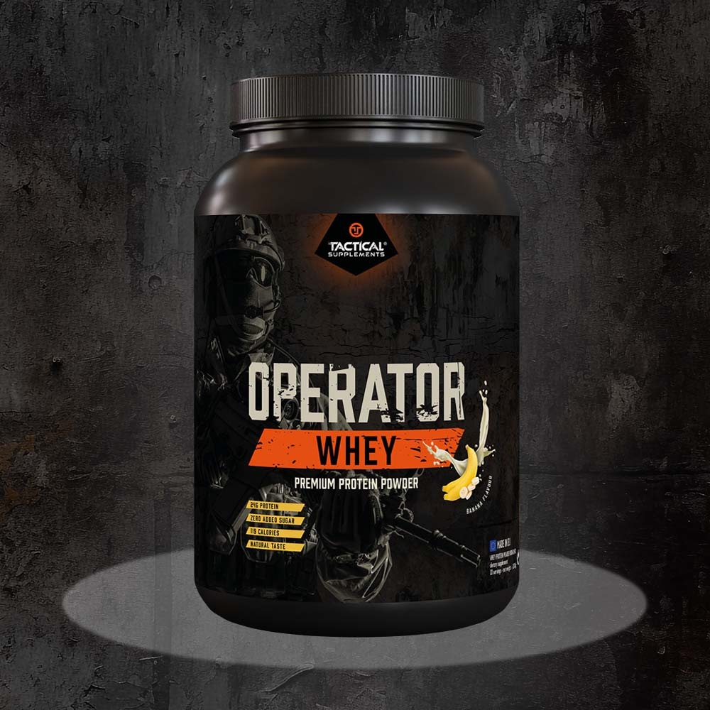 Tactical Supplements Operator Whey Protein Powder 1000g