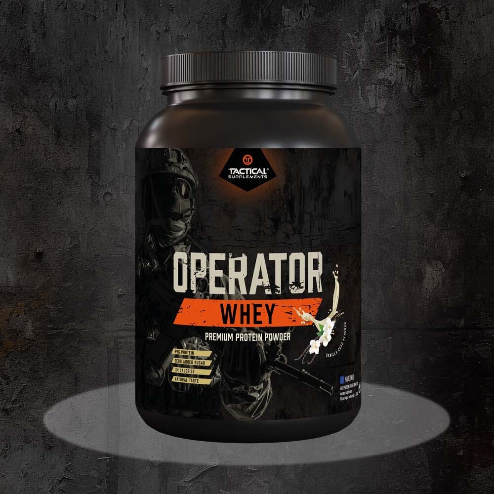 Tactical Supplements Operator Whey Protein Powder 1000g