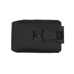 Laser Cut Large Horizontal Individual First Aid Kit Pouch (Black)