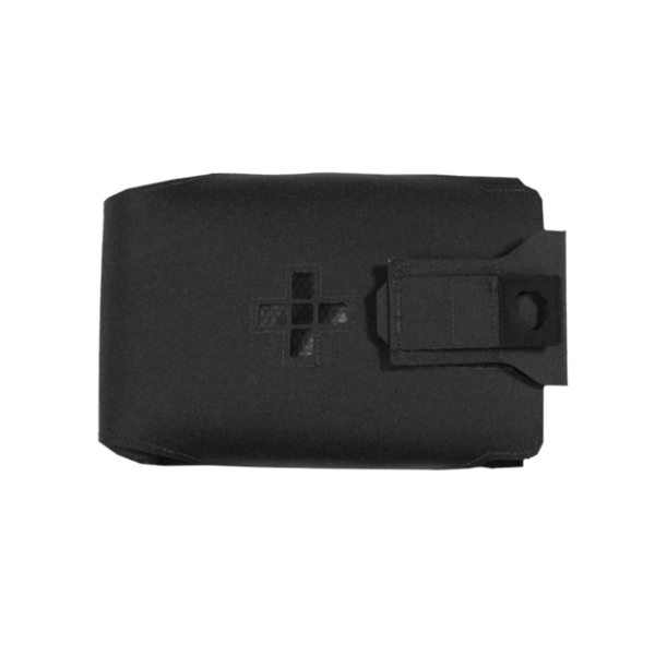 Laser Cut Large Horizontal Individual First Aid Kit Pouch (Black)
