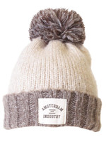 Pompon hat - Beige